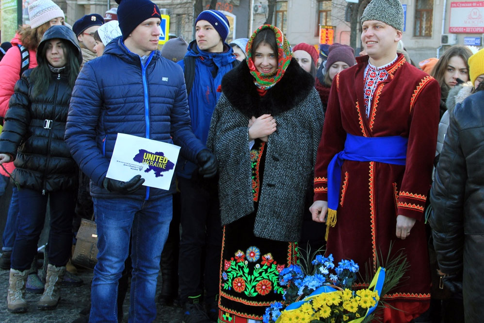 В Харькове отметили День соборности (фото)