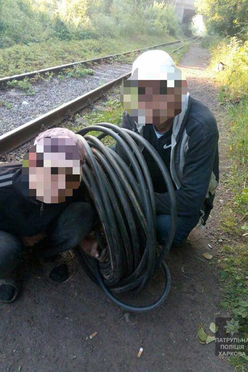 В Харькове снова украли кабель
