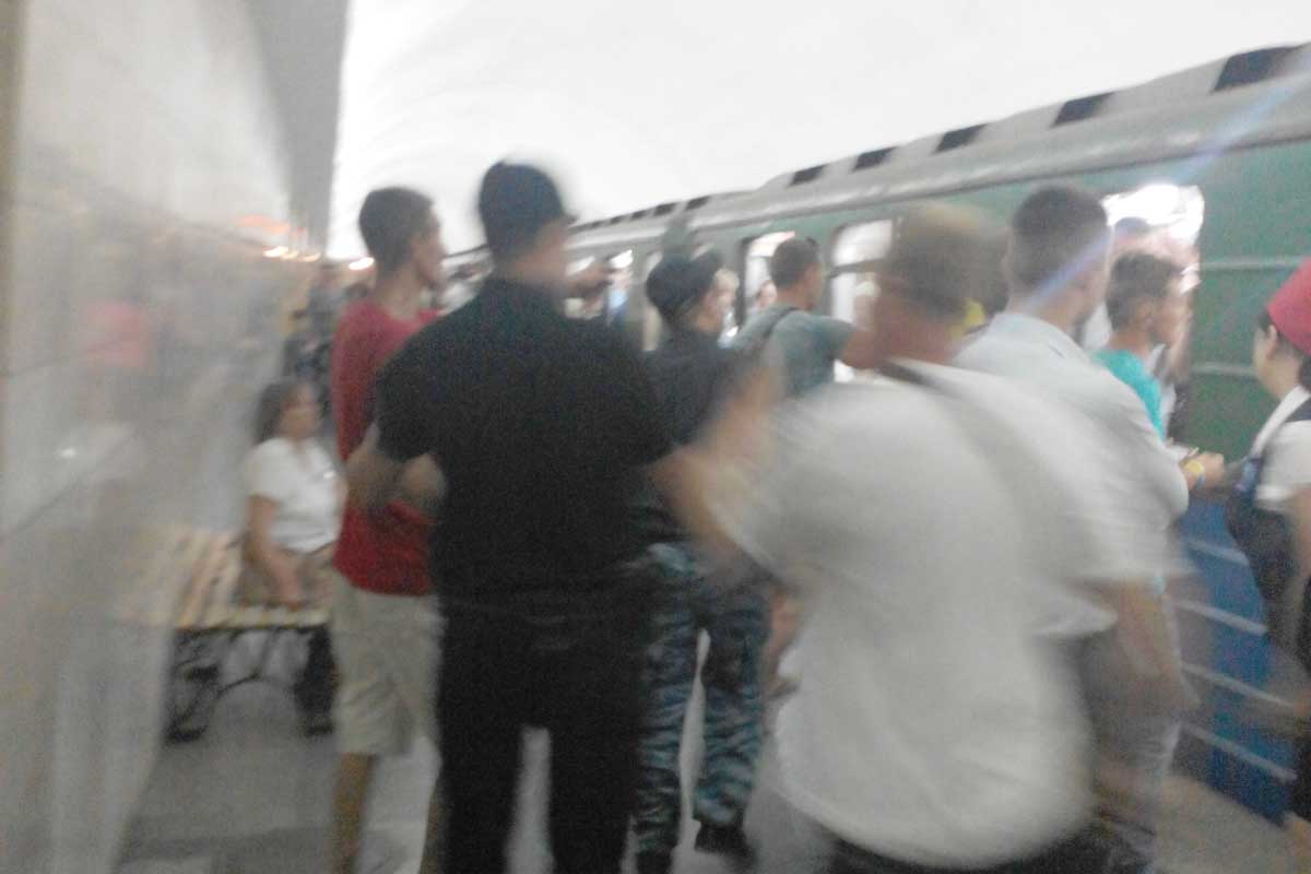 В харьковском метро подрались пассажиры (фото)