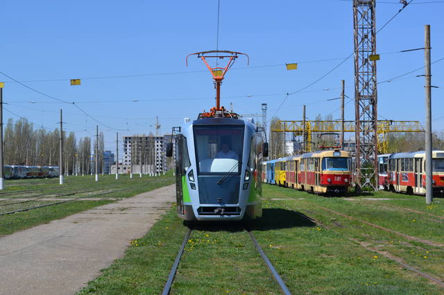 По городу будут курсировать трамваи харьковского производства