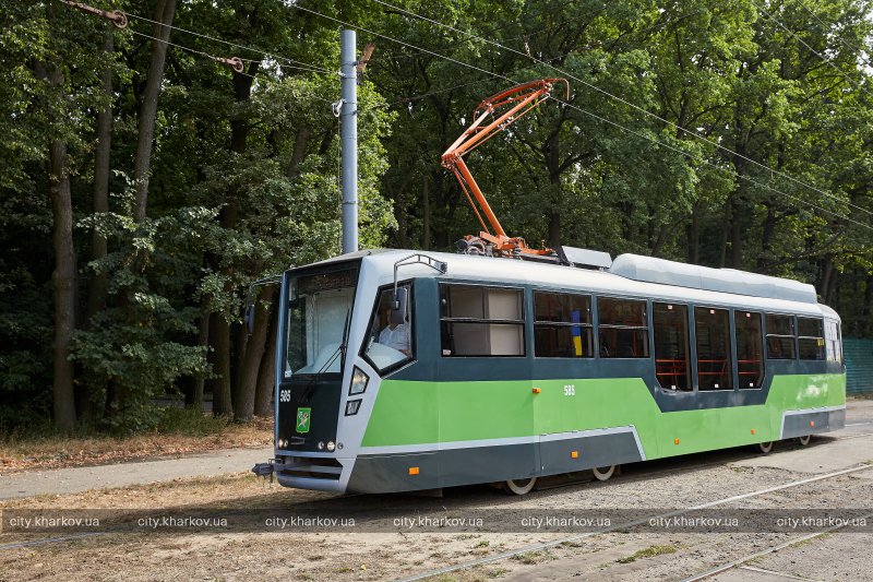 Новый харьковский трамвай сегодня выйдет на маршрут