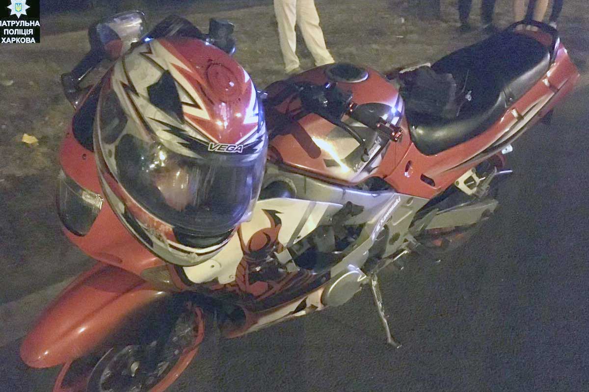 На Салтовке столкнулись два мотоцикла (фото)