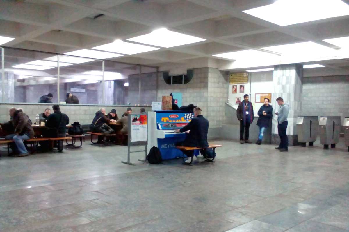 В метро появились пианино (фото)
