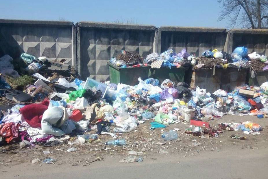 В Чугуеве неделю не вывозят мусор (фото)