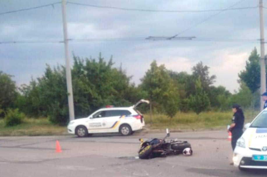 На Горизонте - очередная авария с мотоциклистом (фото)