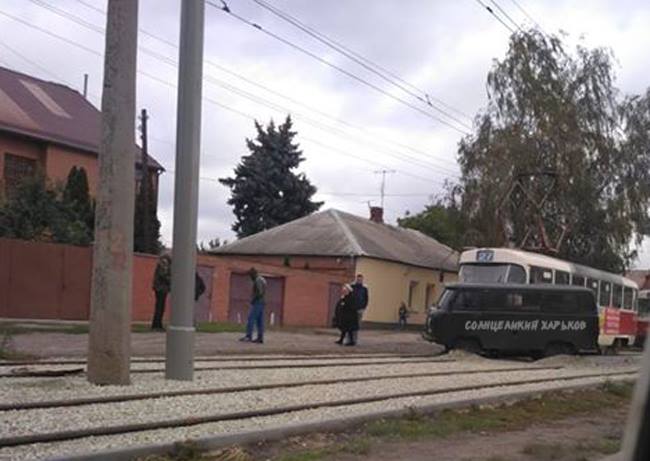 На Шевченко - авария с трамваем (фото, видео, дополнено)