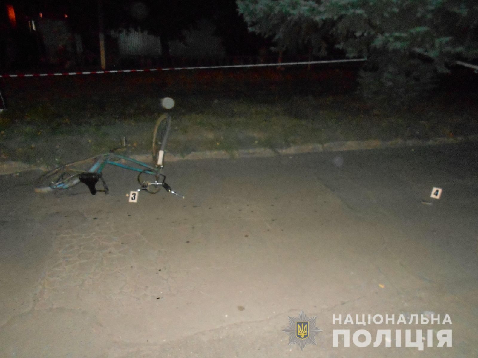 Под Харьковом сбит велосипедист (фото)