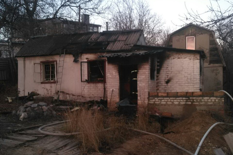 Харьковчанин получил ожоги в сарае
