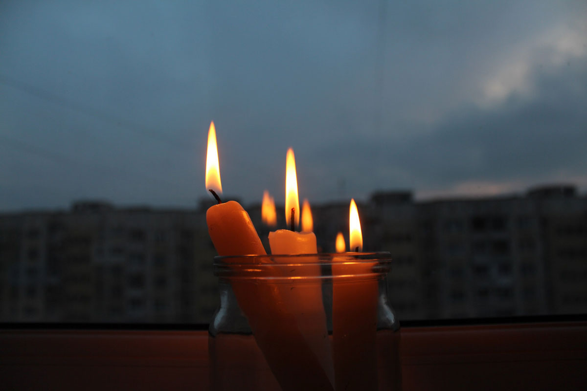 Харьковские студенты остались без электричества