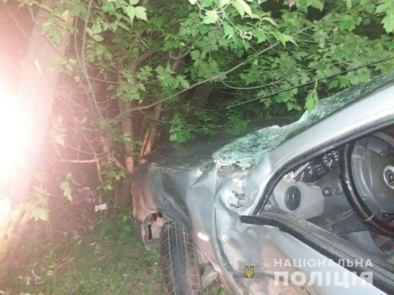 В Харькове автомобиль влетел в дерево, водитель погиб (фото)