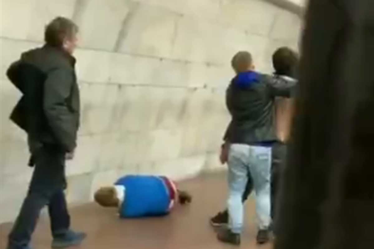 В харьковском метро произошла драка (видео)