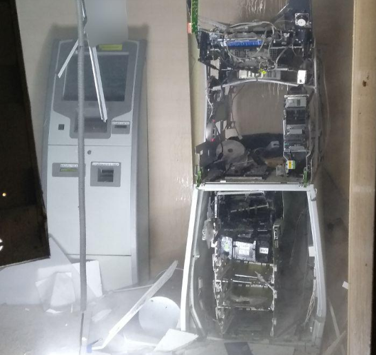 В Харькове взорвали банкомат (фото)