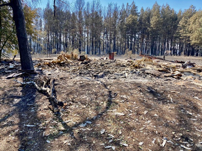 Лесной пожар около Двуречной: что происходит сейчас