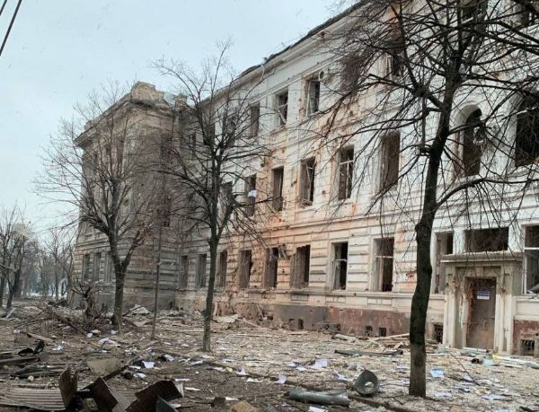 В Харькове разбомбили одно из бекетовских зданий (фото)