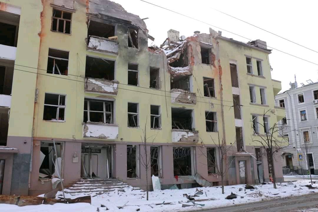 С начала войны в Харькове разрушено или повреждено почти 400 домов