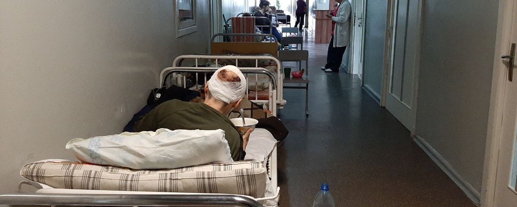 In Kharkov, people standing in line at a pharmacy came under fire. There are victims