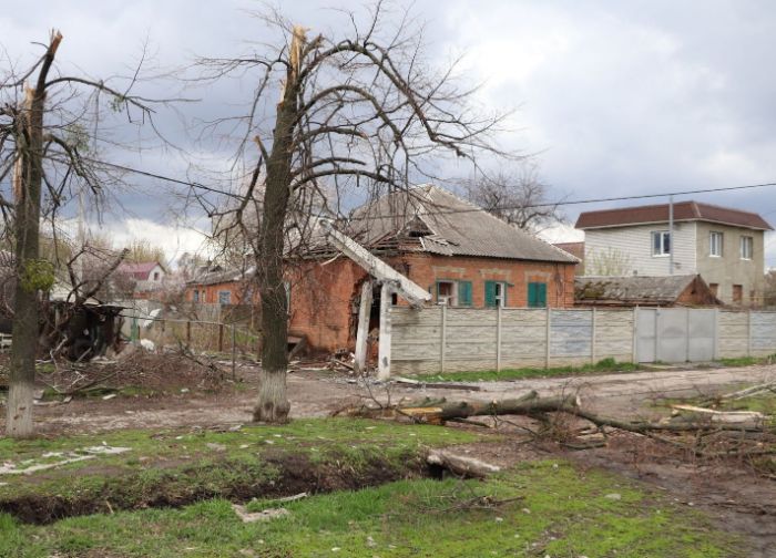 В Дергачевской громаде на села сбросили бомбы