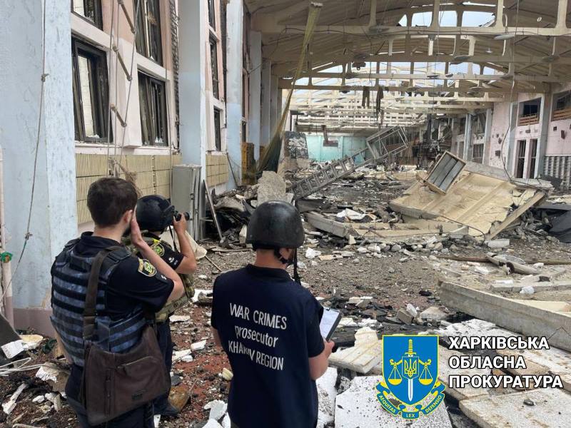 Харьковский вуз собирает деньги на восстановение спорткомплекса, разрушенного ракетным ударом