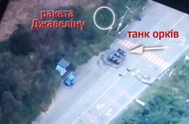 В Харьковской области уничтожен очередной российский танк (видео)