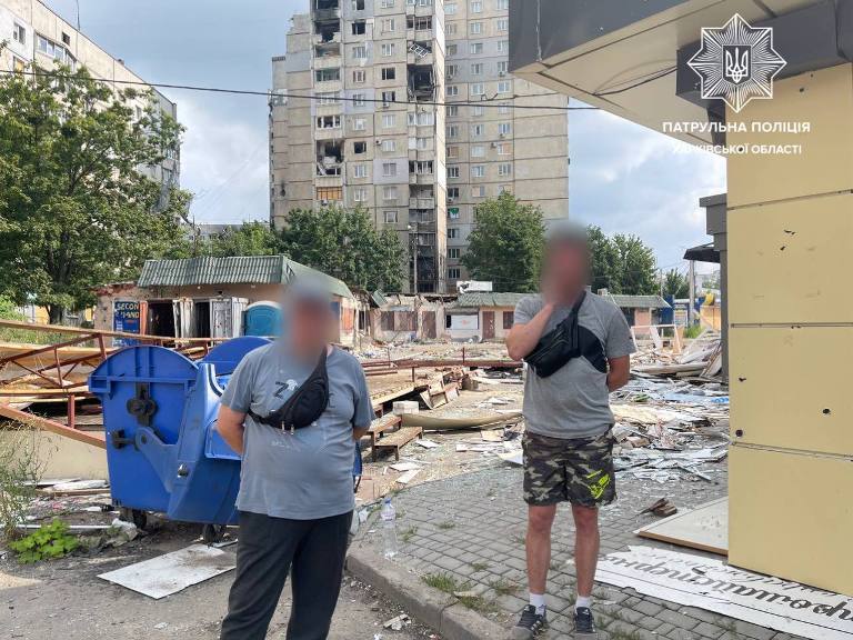 В Харькове мародеры добрались до разрушенных магазинов