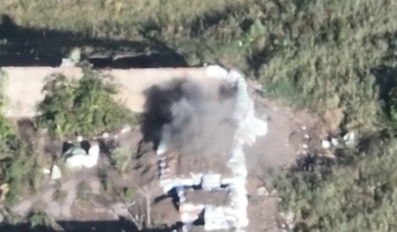 В Харьковской области российский наблюдательный пункт уничтожен с дрона