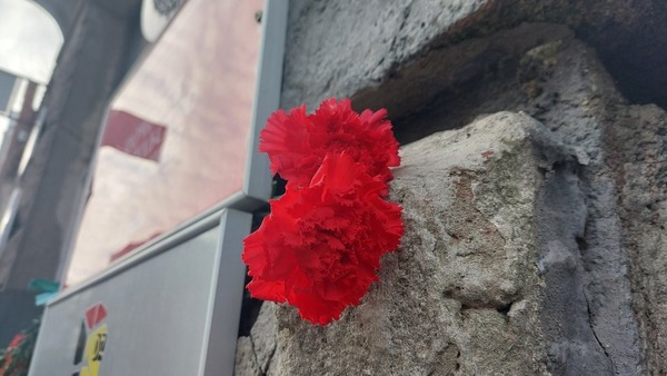 Харьковчане несут цветы к консульству Турции: фото