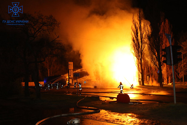 В Харькове взорвалась автозаправка. Полиция ищет диверсанта
