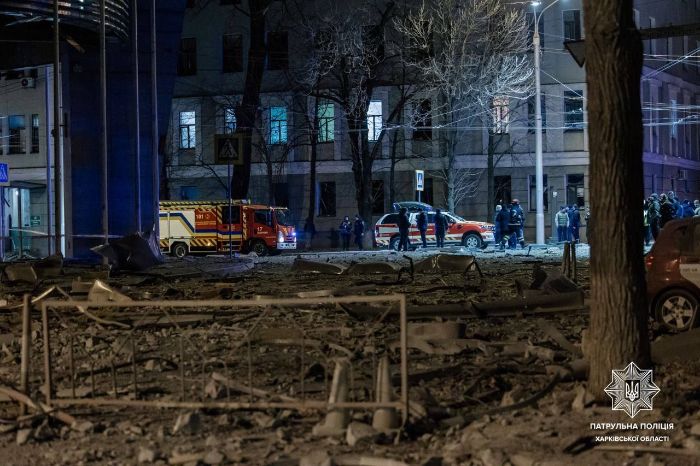 Ракетным ударом в Харькове разрушен детский сад