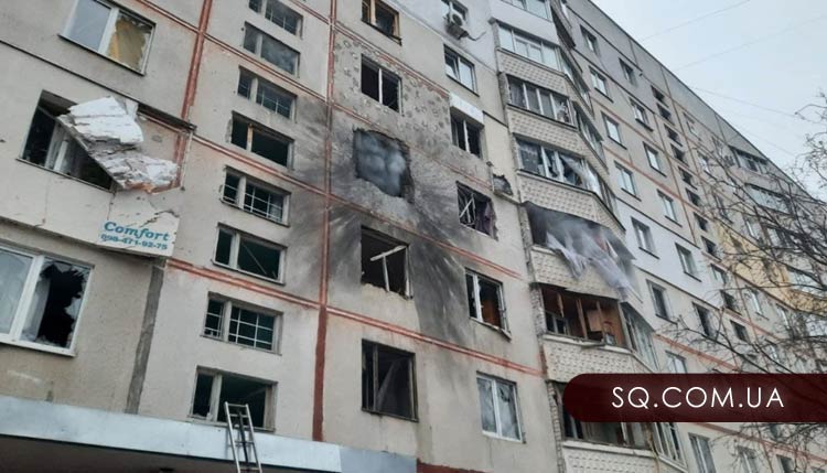 В Харькове ночью обстреляны жилые многоэтажки