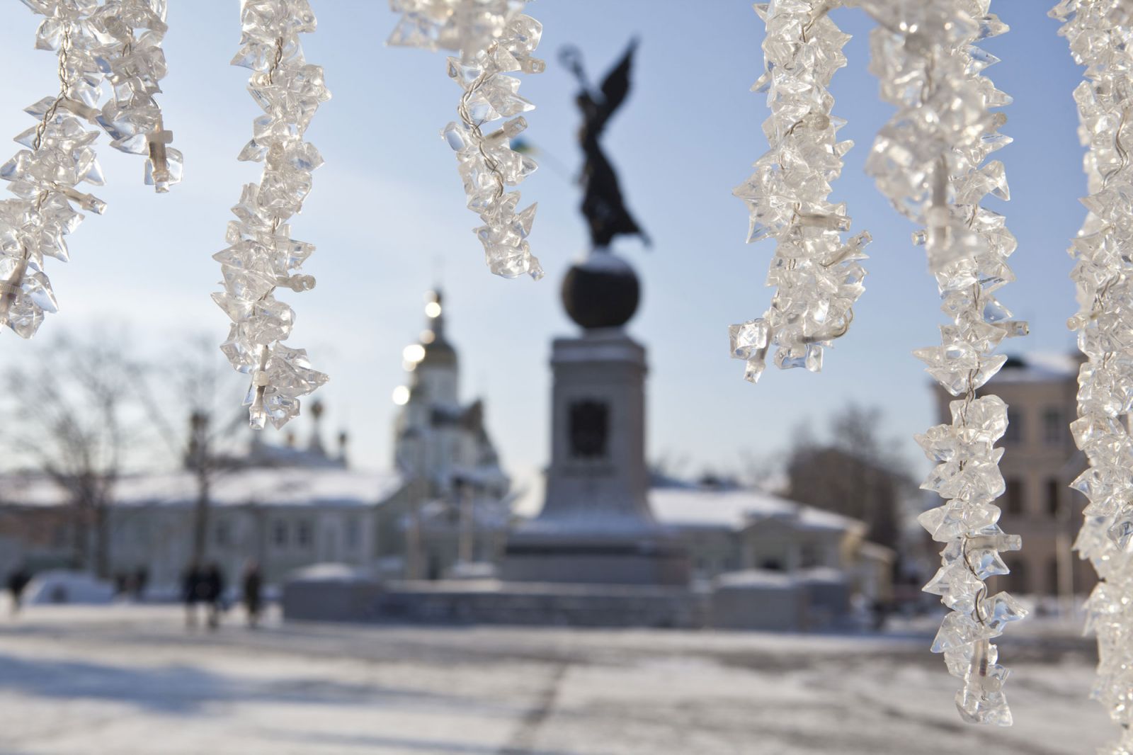 Харьков засыплет снегом
