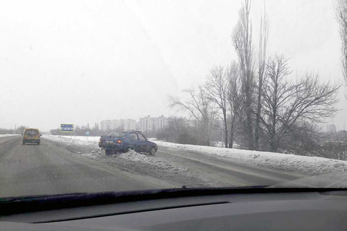 На окружной - ДТП (фото)