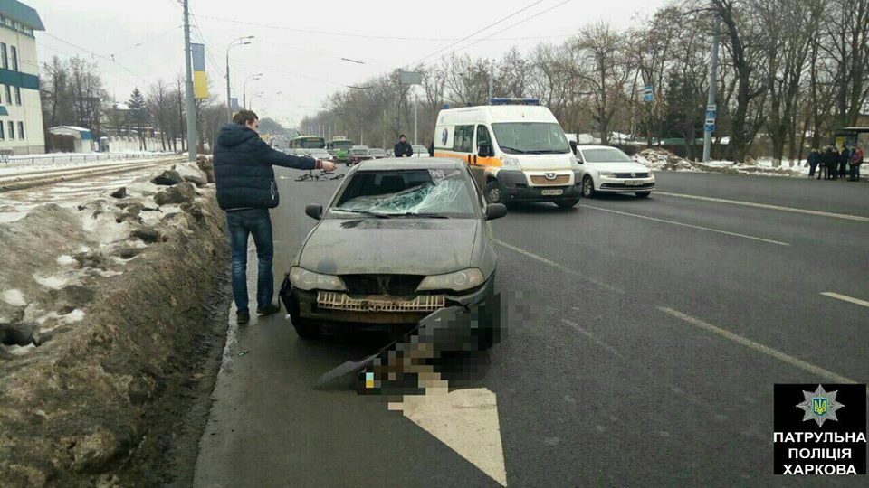 На Белгородском шоссе сбит велосипедист (фото)