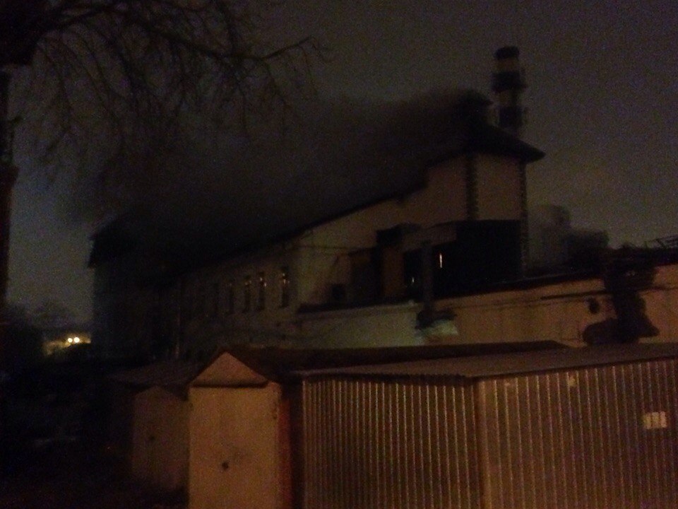 В Харькове горел ресторан "Старгород" (фото, дополнено)