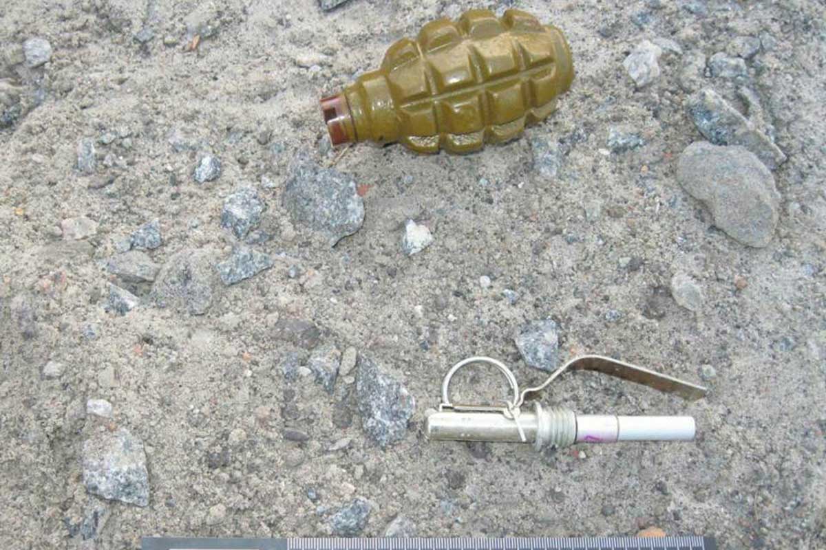 В Харькове возле дома обнаружена граната (фото)