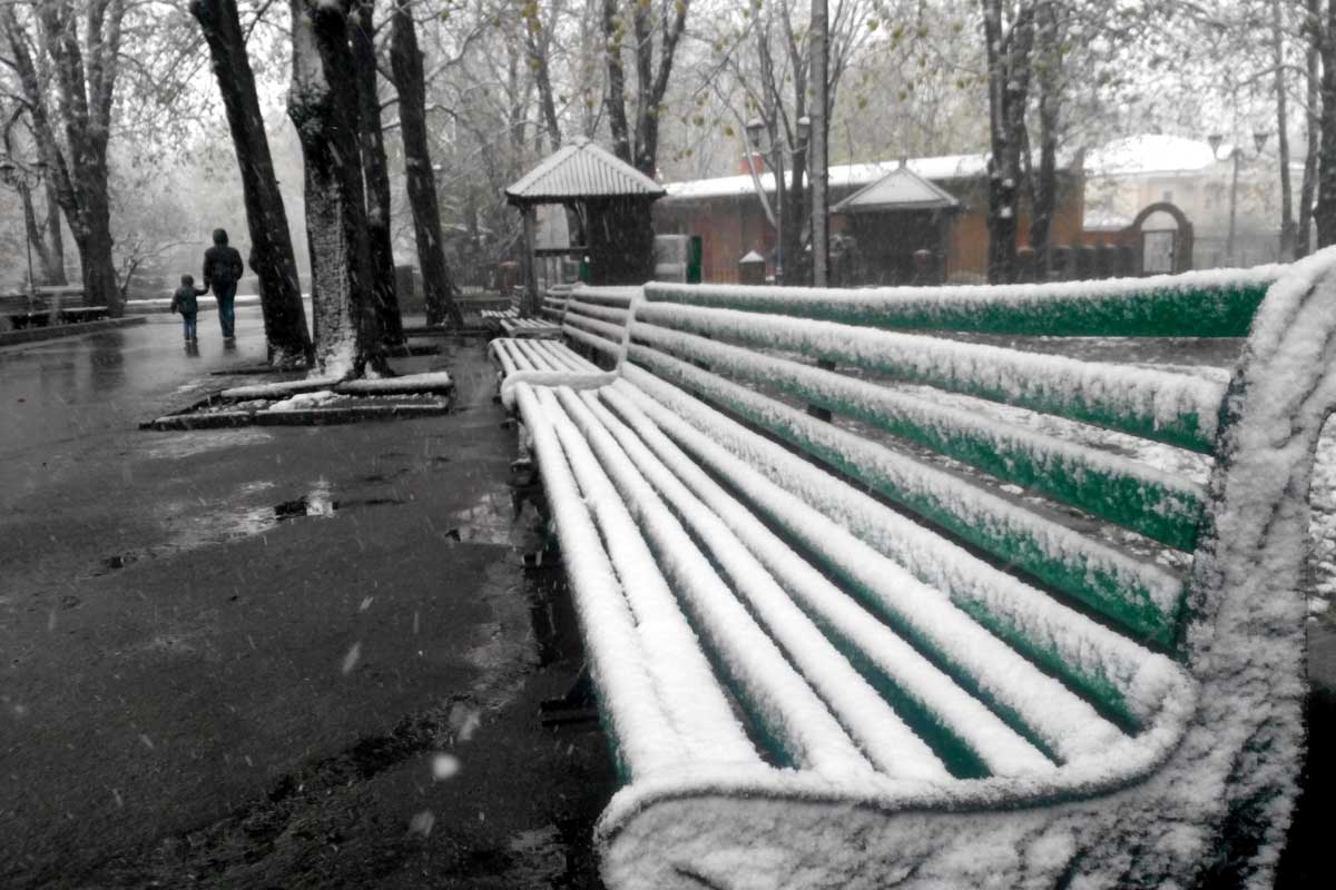 Снегопад в Харькове: фоторепортаж