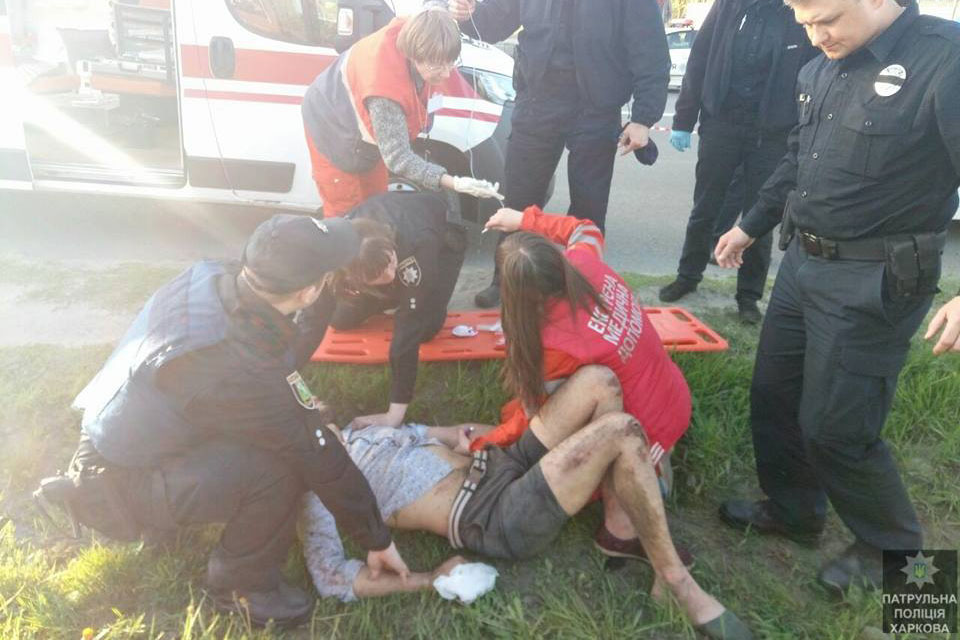 На Салтовке полиция преследовала пьяного водителя (фото)