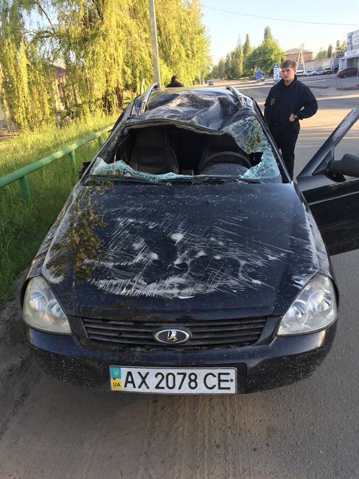 Харьковчанин перевернулся на автомобиле и скрылся с места ДТП (фото)