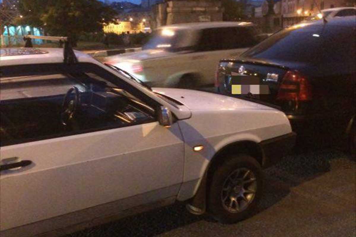 В Харькове водители задержали пешехода, спровоцировавшего ДТП