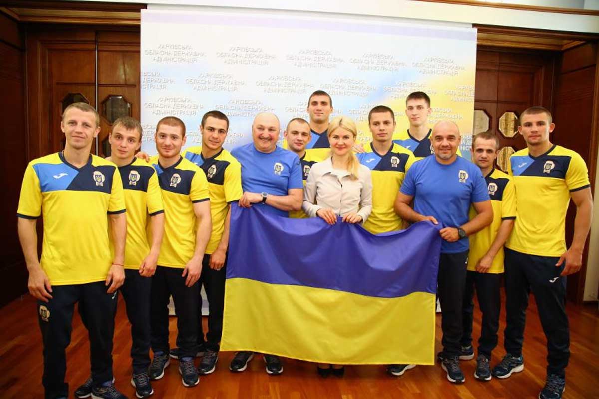 Светличная встретилась с украинскими боксерами – участниками чемпионата Европы-2017