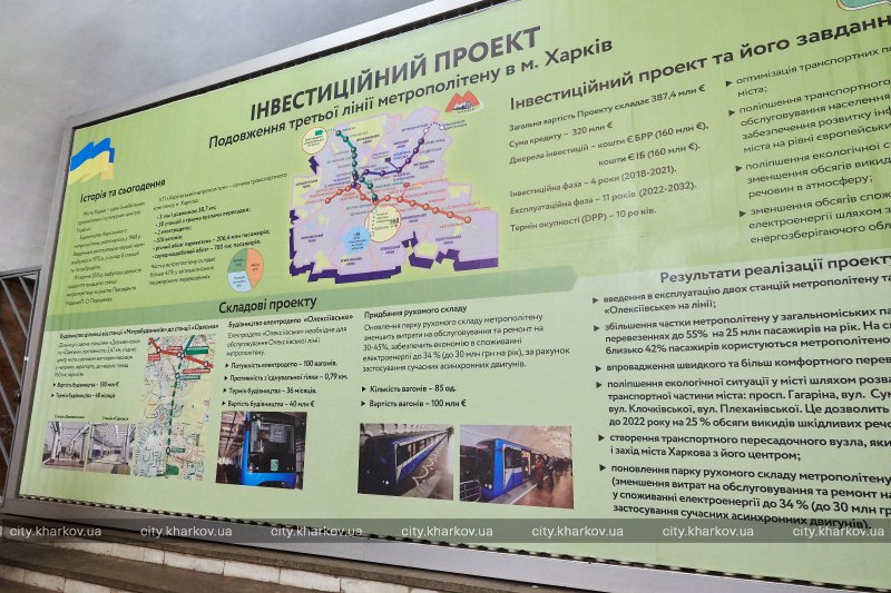 Представители ЕБРР в харьковском метро: фоторепортаж