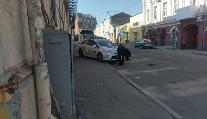 Полицейский Prius попал в ДТП (фото)