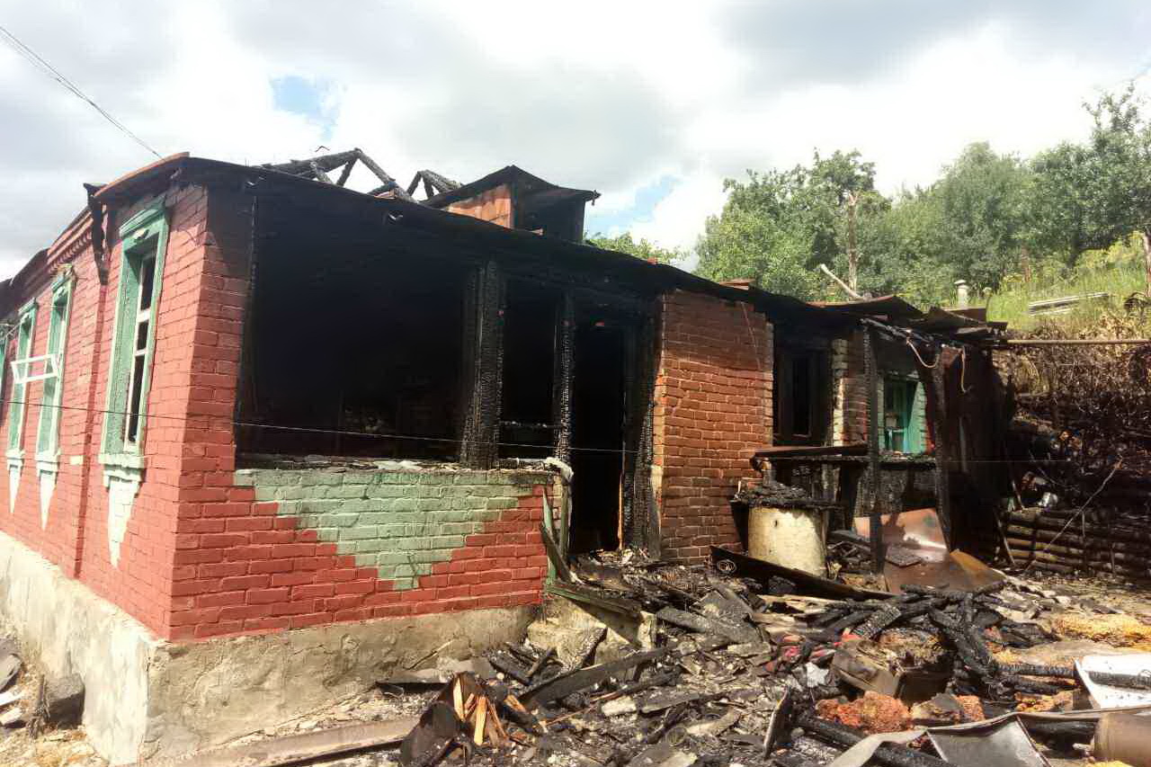 В жилом доме под Харьковом взорвался газовый баллон (фото)