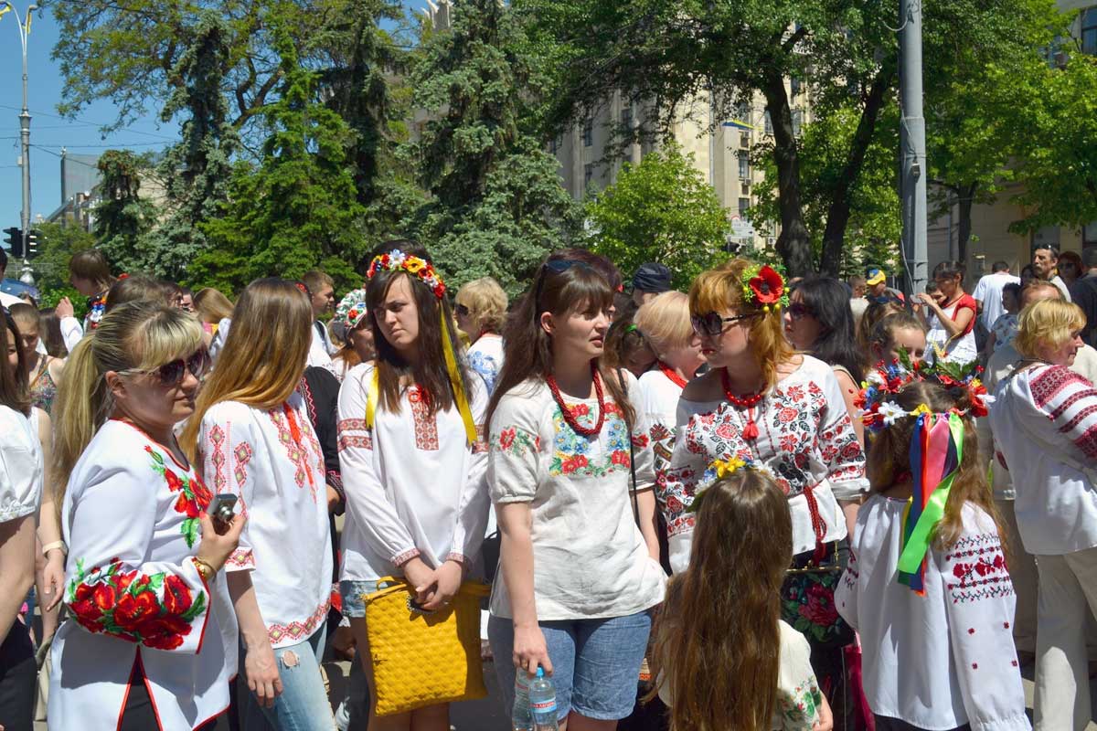 В Харькове проходит выставка вышиванок