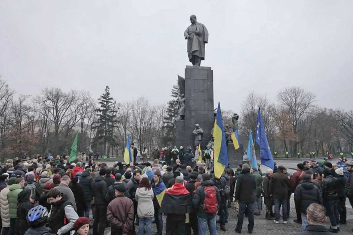 В центре Харькова прошло вече (видео)