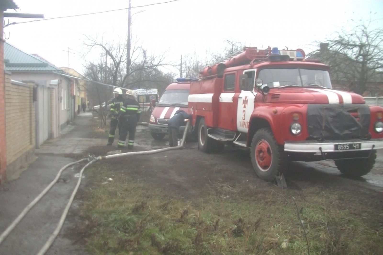 В Харькове на пожаре пострадали трое малышей (фото)