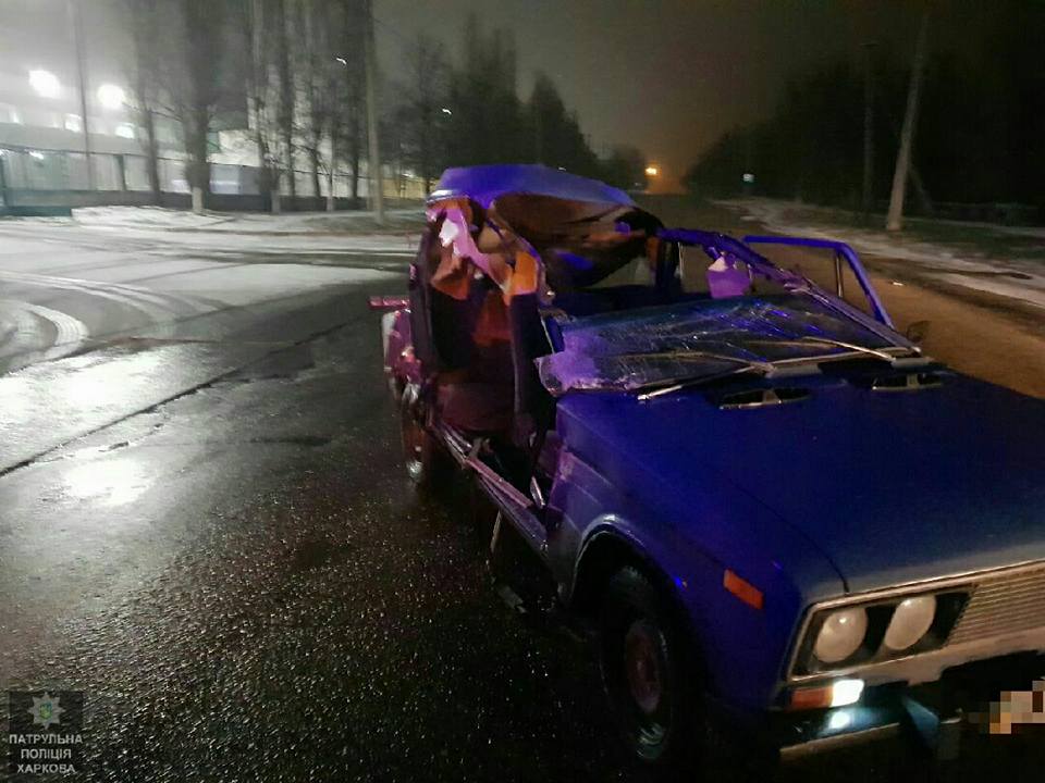 Пьяный мужчина устроил ДТП на угнанной машине (фото)