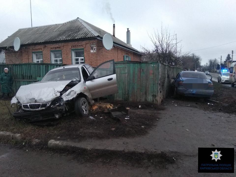 Авария на ХТЗ: двое пострадавших (фото)