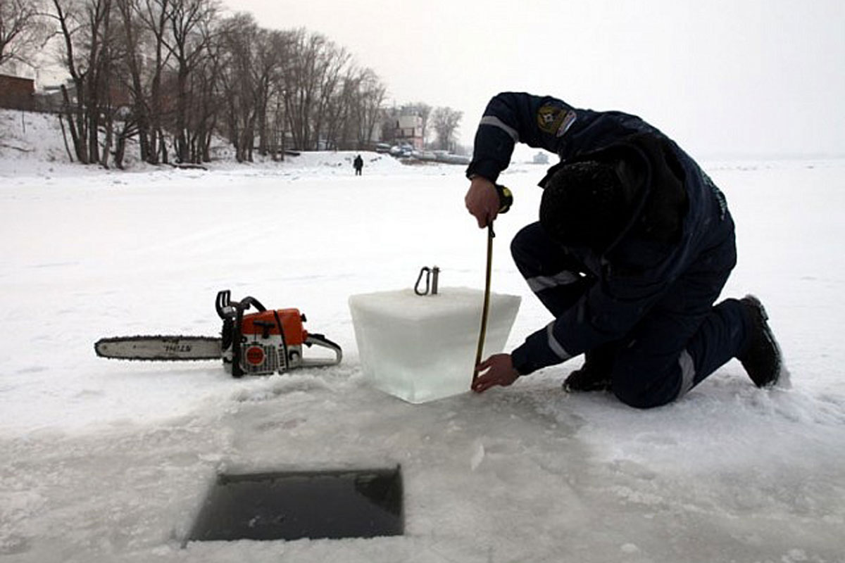 Толщина льда в регионе не достаточна для ныряния в прорубь - ГСЧС