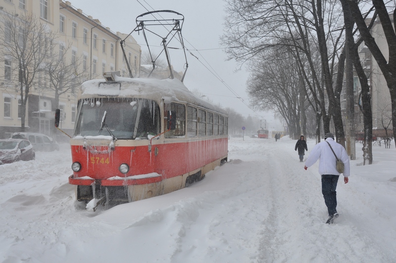 В Харькове - серьезные перебои с транспортом