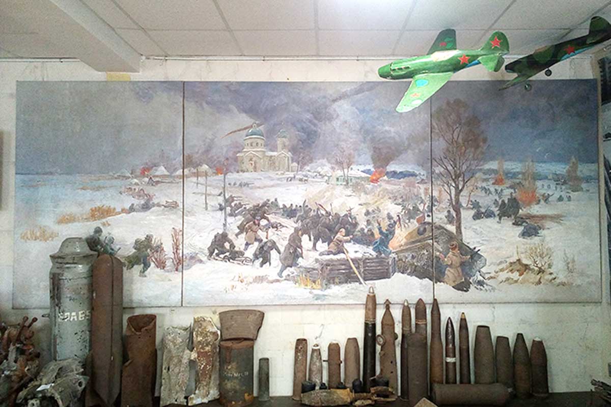 Завершена реставрация панно битвы под Харьковом (фото)